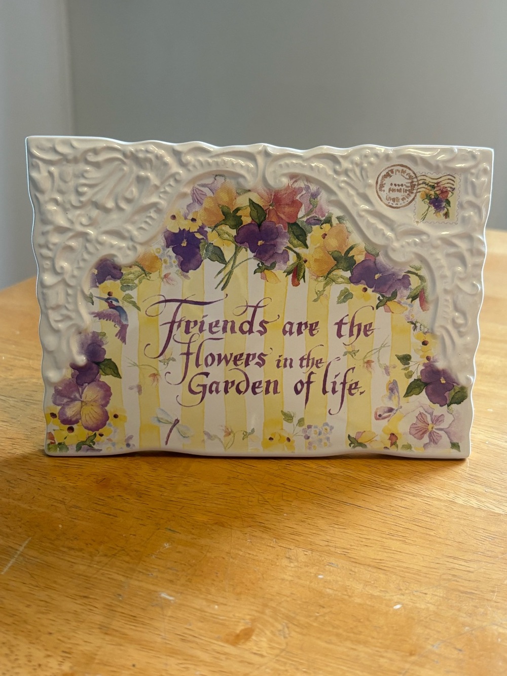 Lady Jayne Ltd Ceramic "Friends" Postcard Sign